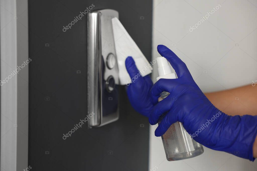 Désinfection des points de contact